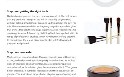 Make-up Moment in der Marco Mannozzi Lounge Berlin 10178 – Impression eines Looks, einer Beratung oder eines Workshops.